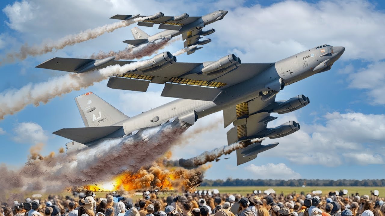 В Венесуэле паника! Женщина-пилот бомбардировщика B-52 ВВС США совершила аварийный взлет на полной с