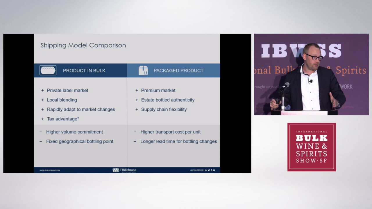 2017 IBWSS Conference | How To Optimize Shipments of Bulk Wine and Spirits and Save | Thomas Barfoed
