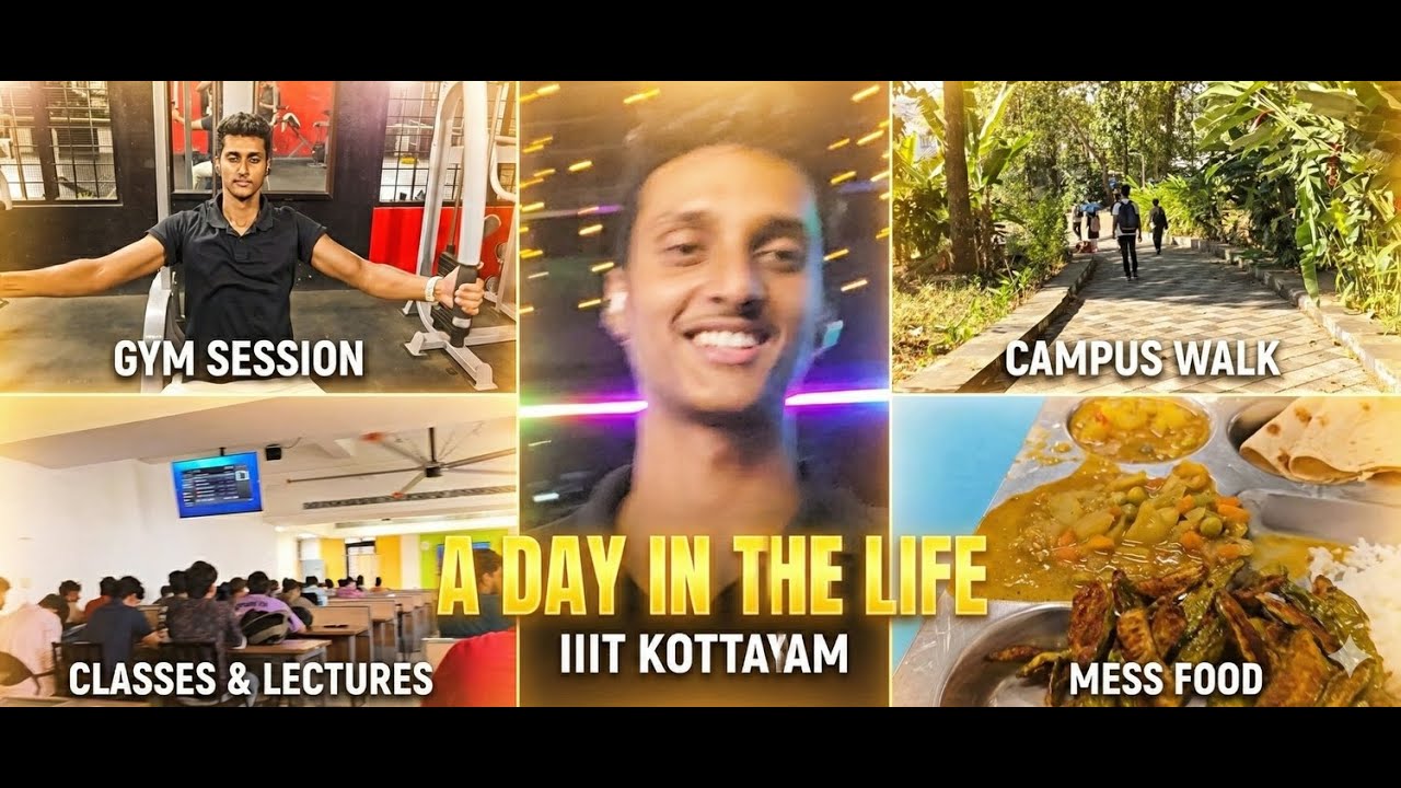 Day in the Life at IIIT Kottayam | Engineering Hostel Life Vlog