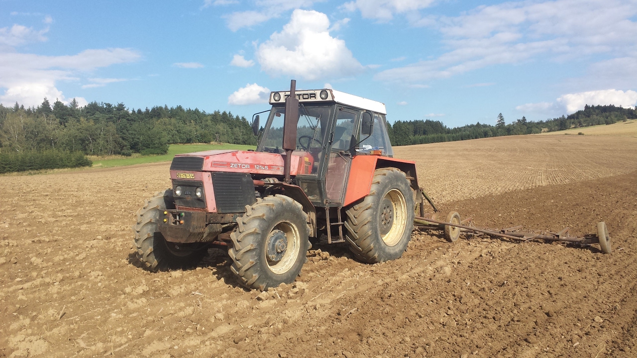 Zemas AG a.s.~Zetor 16145 + Pottinger Eurotop 651A / Brány_Evolveo w7