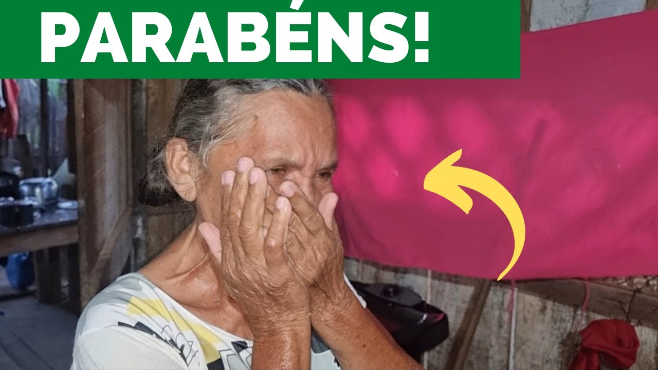 DONA ESMERALDA SE EMOCIONA COM 1° ANIVERSÁRIO DE SUA VIDA!