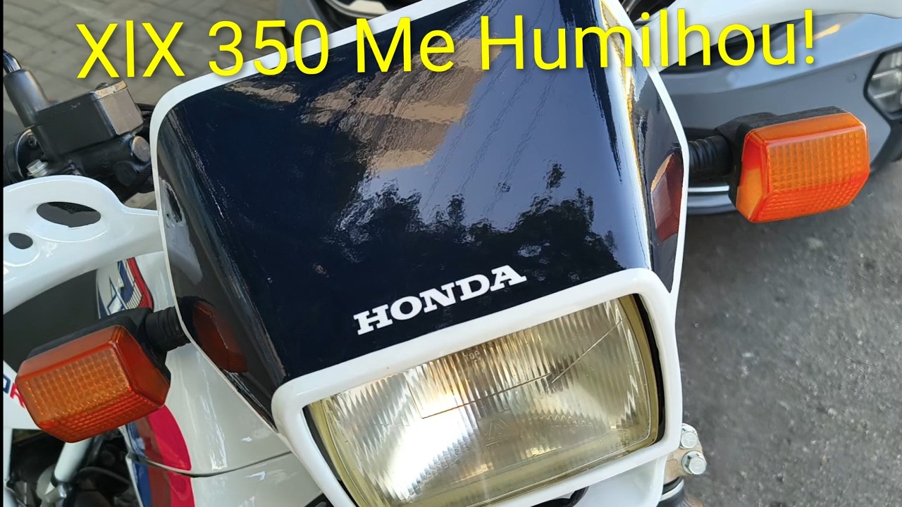 Antiga Honda Xlx 350 1987 me Humilhou mas no fim eu a Venci e mostro pra vcs o que passei... 