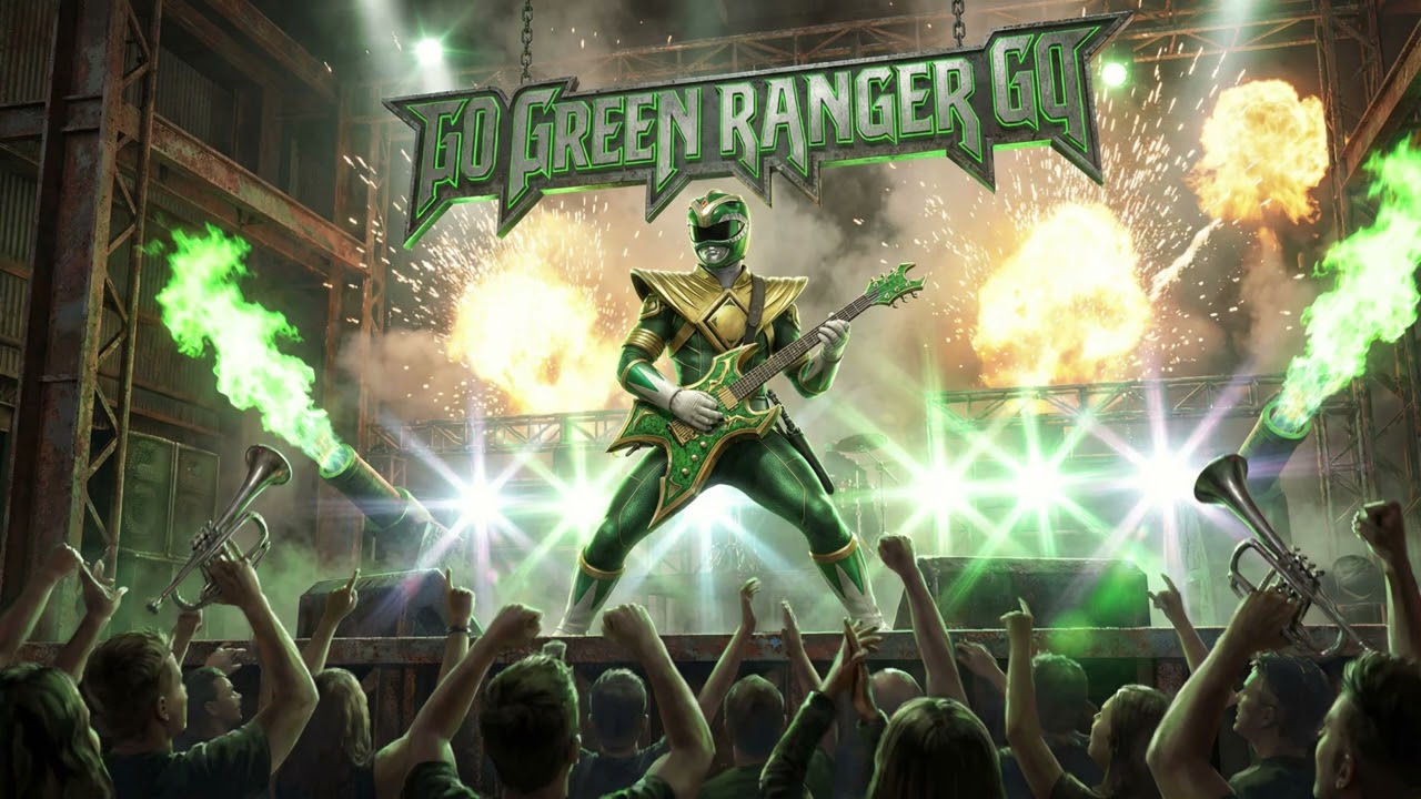 Go Green Ranger! Go! An AI Metal Cover of the Green Ranger theme!
