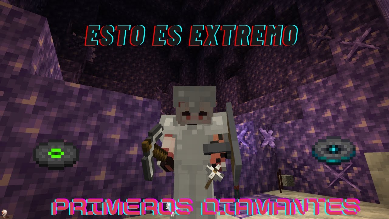 Dia De Mina Consiguiendo Primeros Diamantes Y Dos Disco De Creeper Minecraft Esto Es Extremo Cap #2