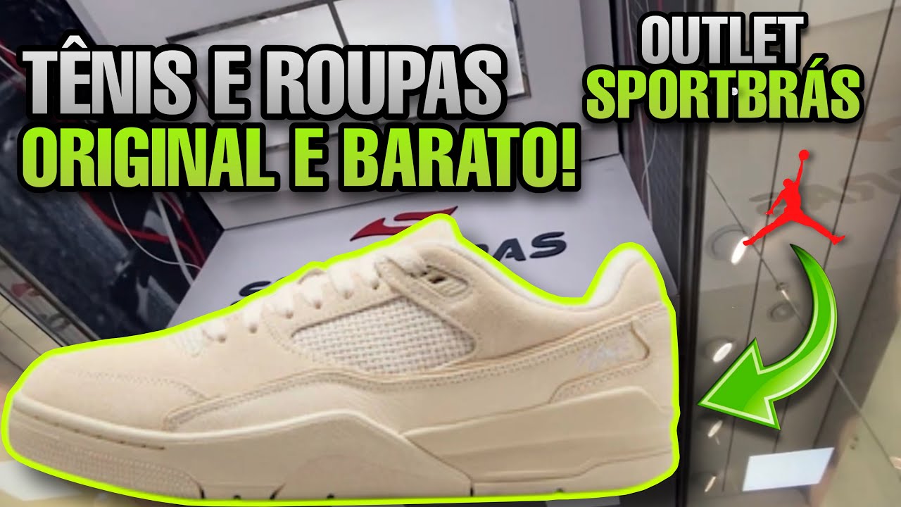 OUTLET Sport Br&aacute;s - MAIOR Loja de T&ecirc;nis e Roupas ORIGINAIS do Br&aacute;s - A partir de R$ 29,90!!!
