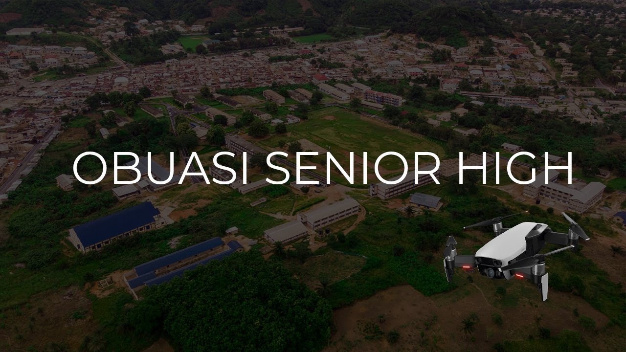 Aerial View of Obuasi Senior High Technical School