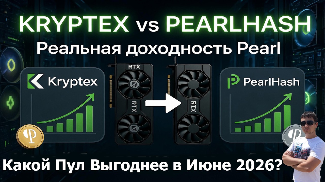 Реальная Доходность Pearl на Kryptex vs PearlHash &mdash; Какой Пул Выгоднее в Июне 2026?