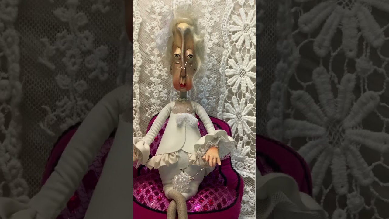 Unboxing Custom artdoll by Darena Borysova #youtubeshorts #shorts #art #collector #doll