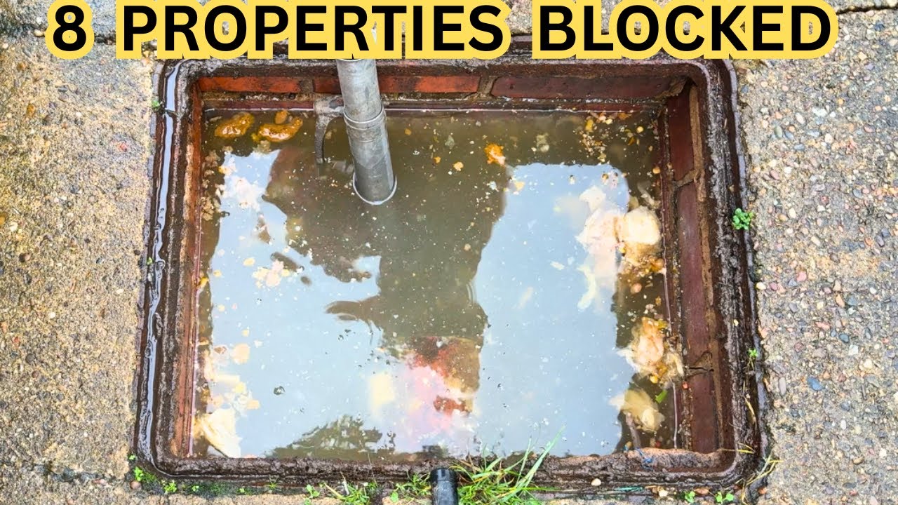 Main Drain Nightmare: Biggest Fat Blockage Cleared on Camera
