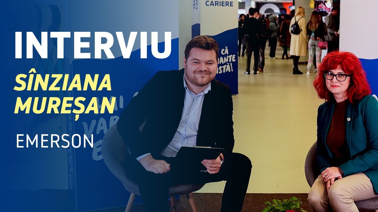 🔵 EMERSON - SÎNZIANA MUREȘAN - Director Resurse Umane - Târgul de Cariere | Cluj