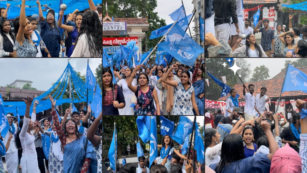 KSU വിനെ ചരിത്ര വിജയത്തിലേക്ക്‌ നയിച്ച കലാശകൊട്ട് 💙 Government college Trivandrum.  #lawcollage