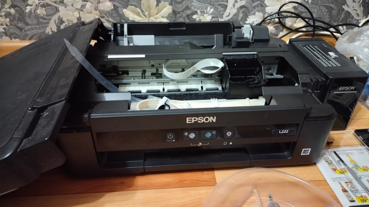 Убираем воздух с аккумуляторов красок со струйного принтера EPSON | часть 6