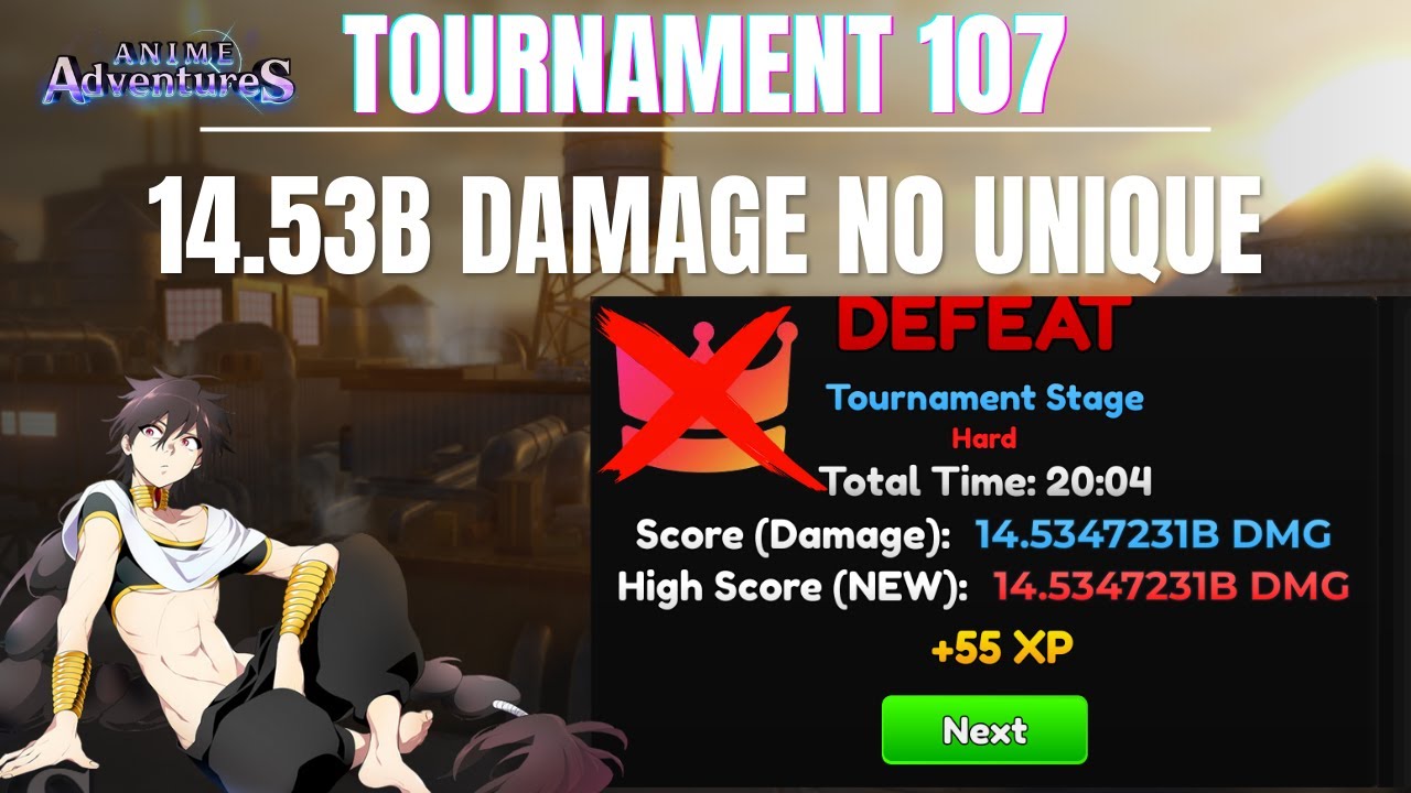14.53B DAMAGE EARLY STRAT NO UNIQUE ON TOURNAMENT 107 | Anime Adventures