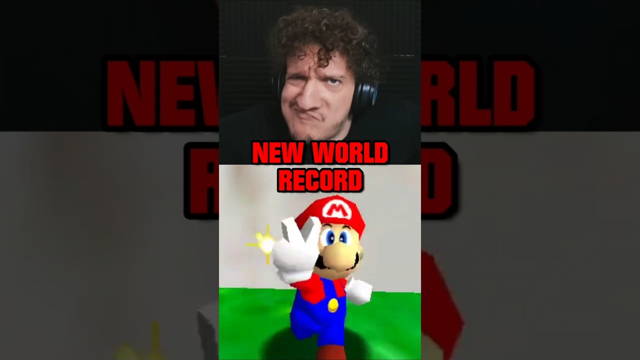 This 20 year World Record was just broken #mario #mario64 #sm64 #worldrecord