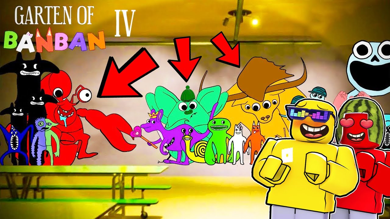 Garten of Banban 4 - SECRET TRAILER (NEW BOSS!)