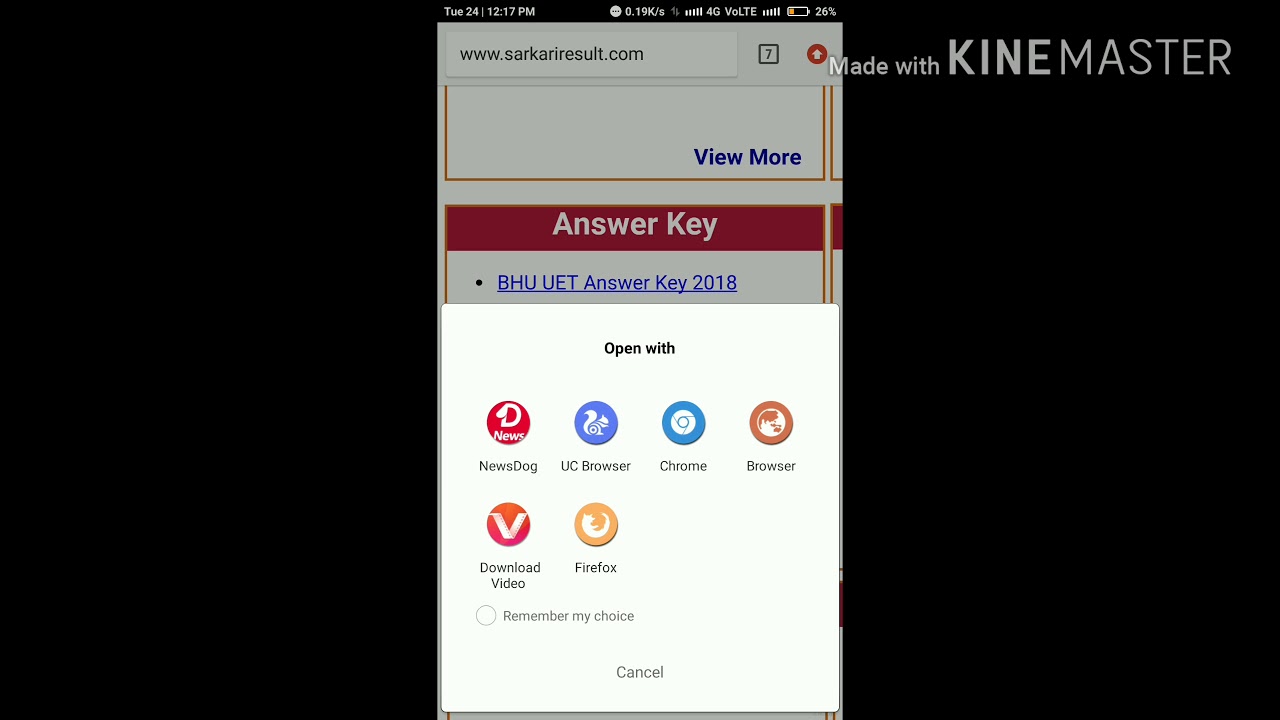 How to download ssc chsl 2017 tier1 Answer key