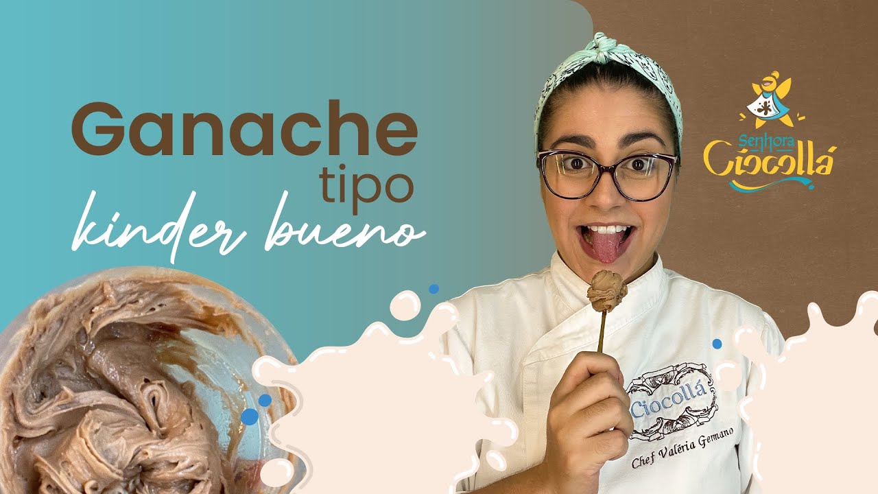 Ganache tipo Kinder Bueno para trufar