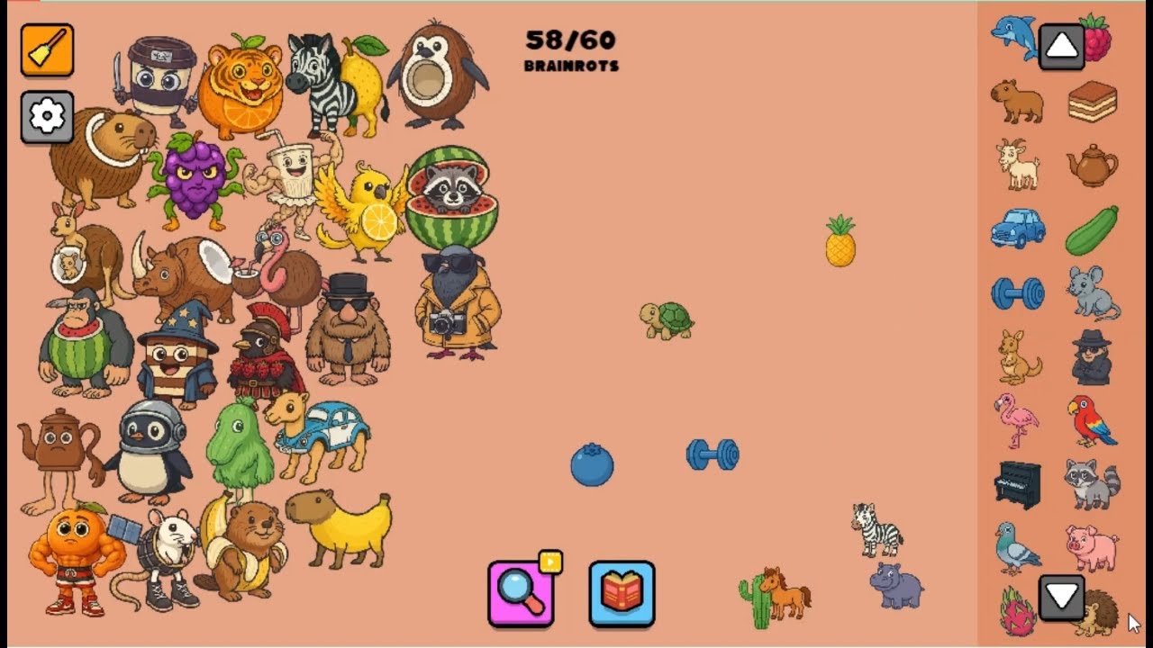 How I Unlocked ALL 60 Brainrots in Brainrot Craft! || brainrot game #games #gaming