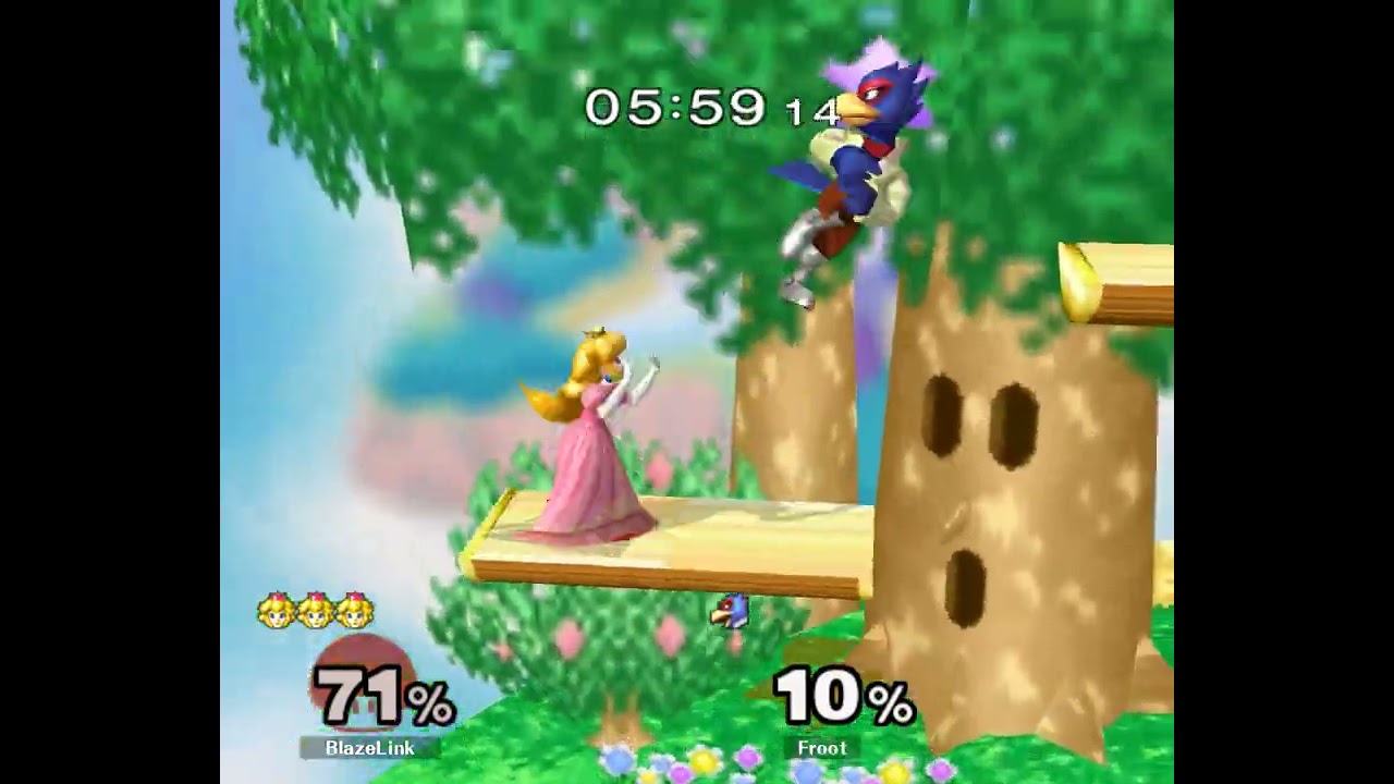MFA! 145 Melee Singles WR1 – BlazeLink ⟮Peach⟯ vs Froot ⟮Falco⟯