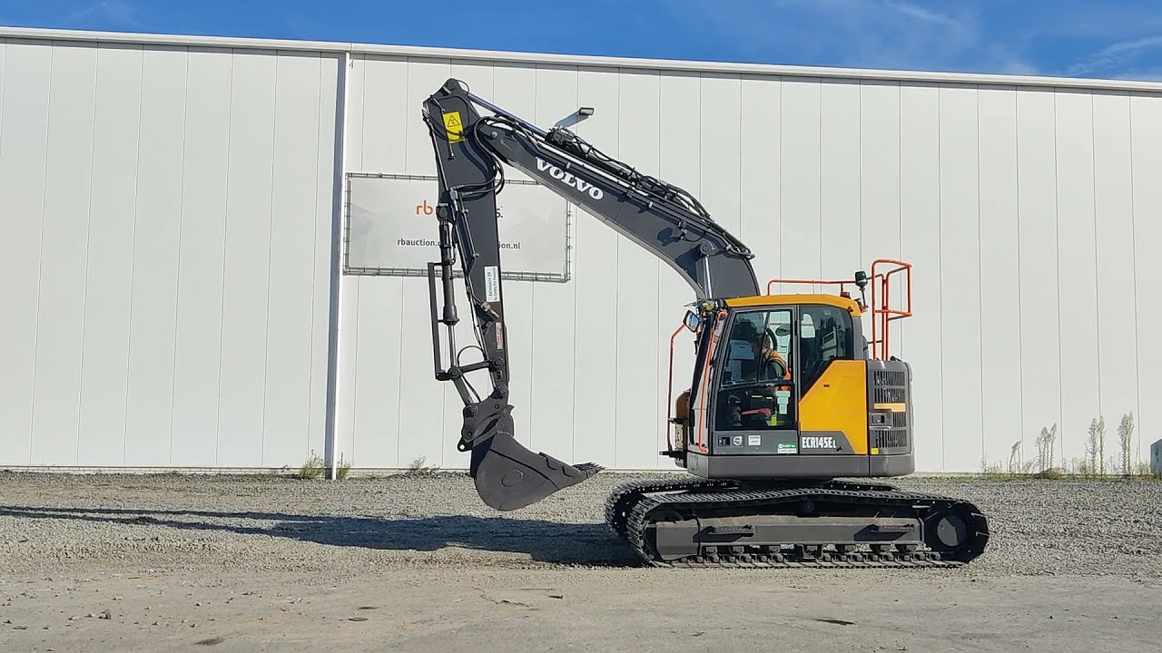 2017 Volvo ECR145EL Hydraulic Excavator | Moerdijk, NLD 8-10 September 2021