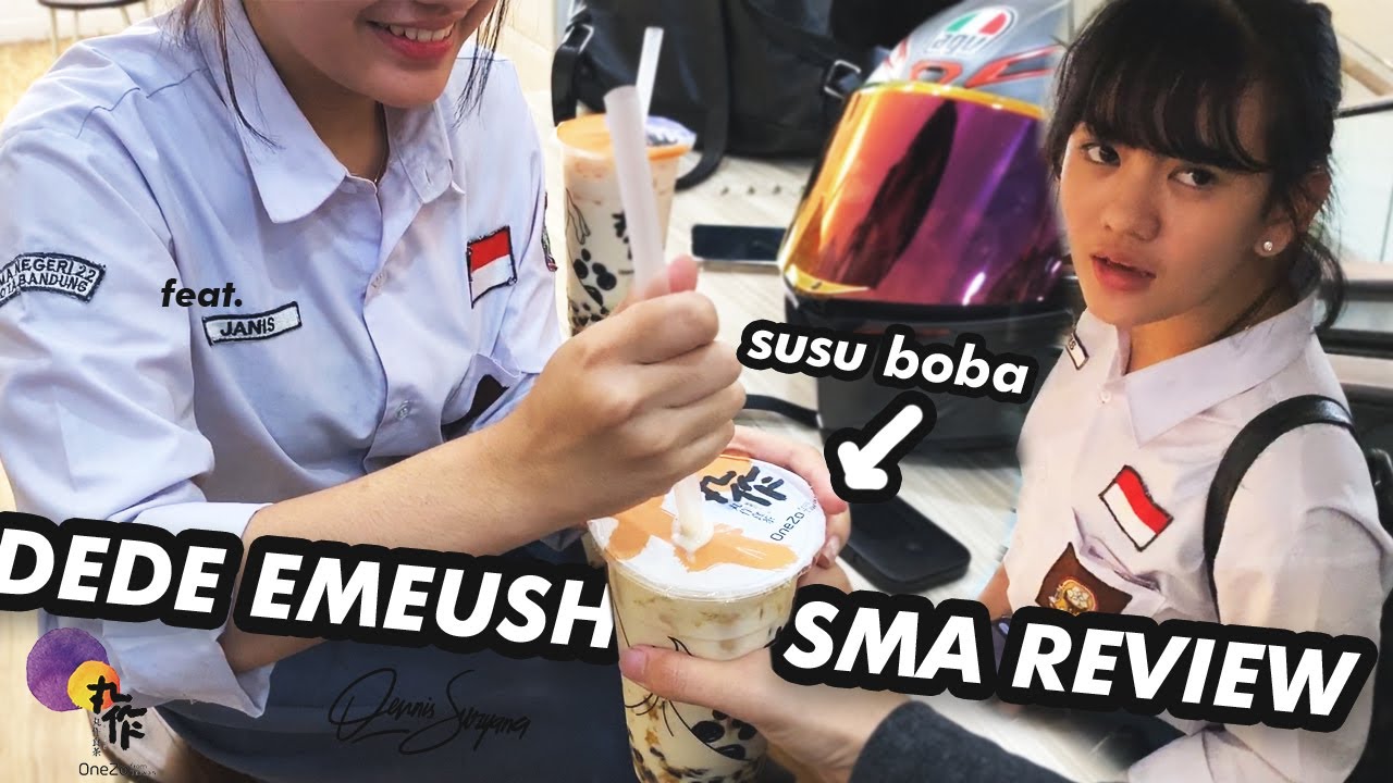 Dede Gemes SMA minum Susu Boba OneZo enak Review
