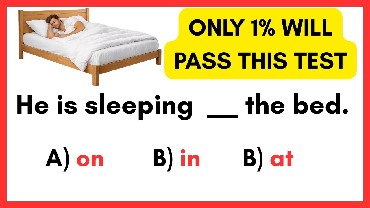 Mixed Grammar Quiz || Only 1% Will Pass This Test