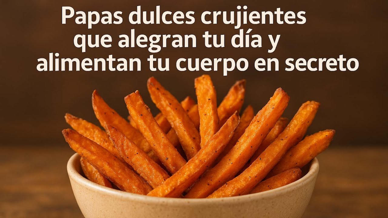 Crujientes, doradas y nutritivas: las papas dulces que transforman un antojo en bienestar