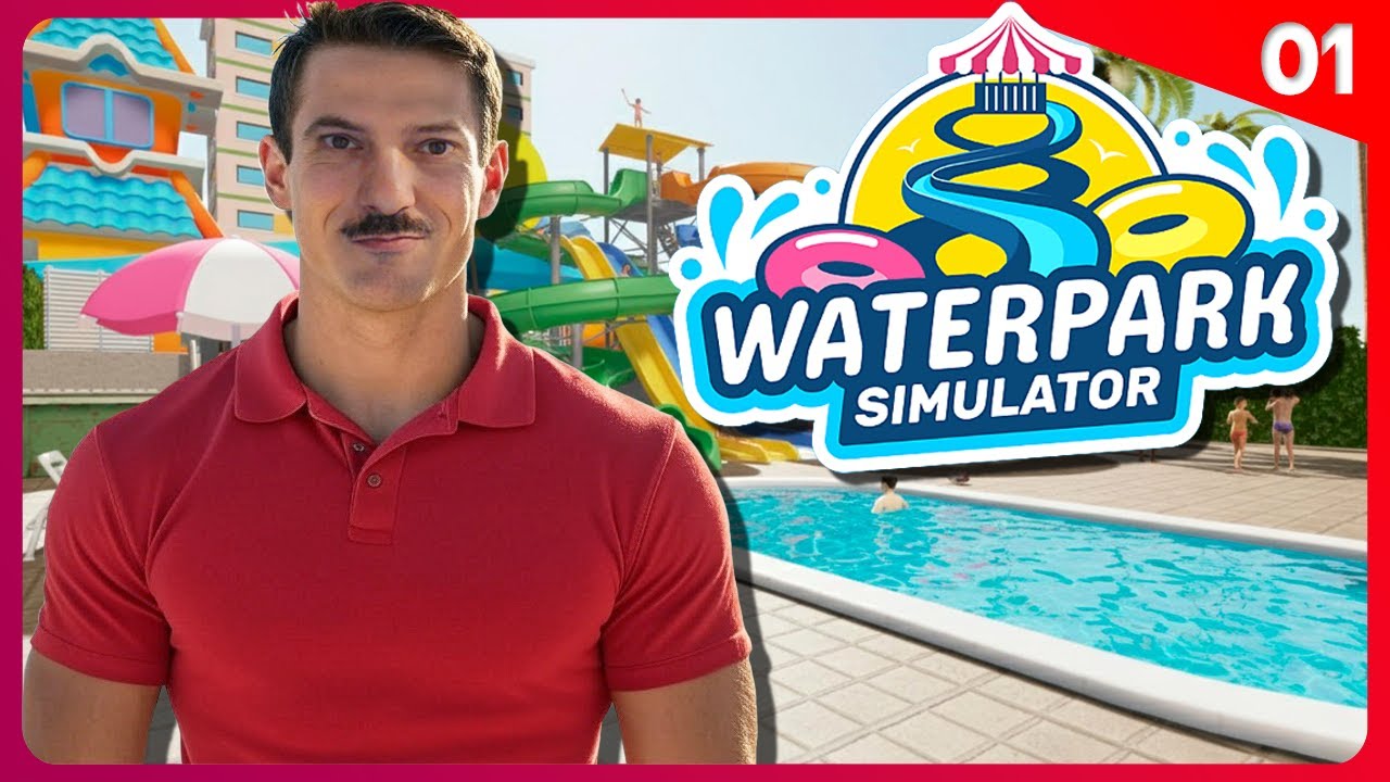JE LANCE MON PREMIER PARC AQUATIQUE ! #1 | Waterpark Simulator