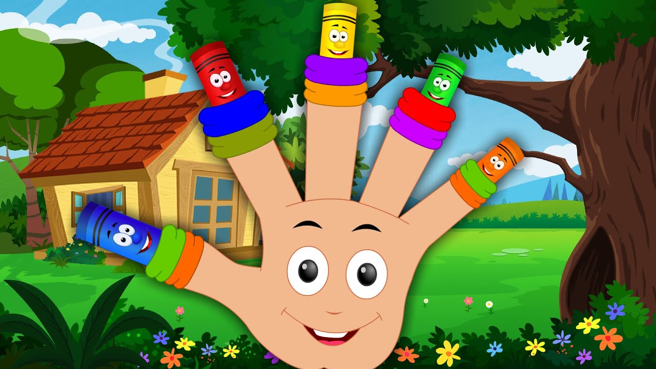 Crayons Finger Family | Nursery Rhyme And Kids Songs