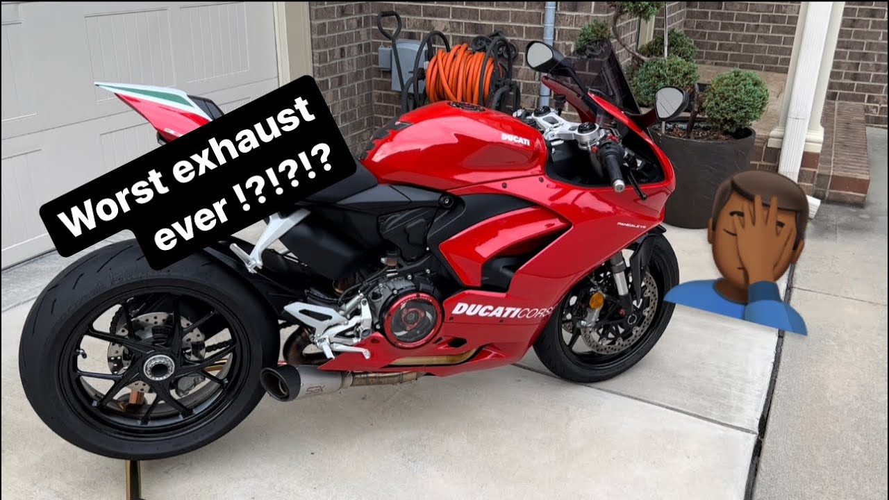 Ducati Panigale V2 SBK exhaust review