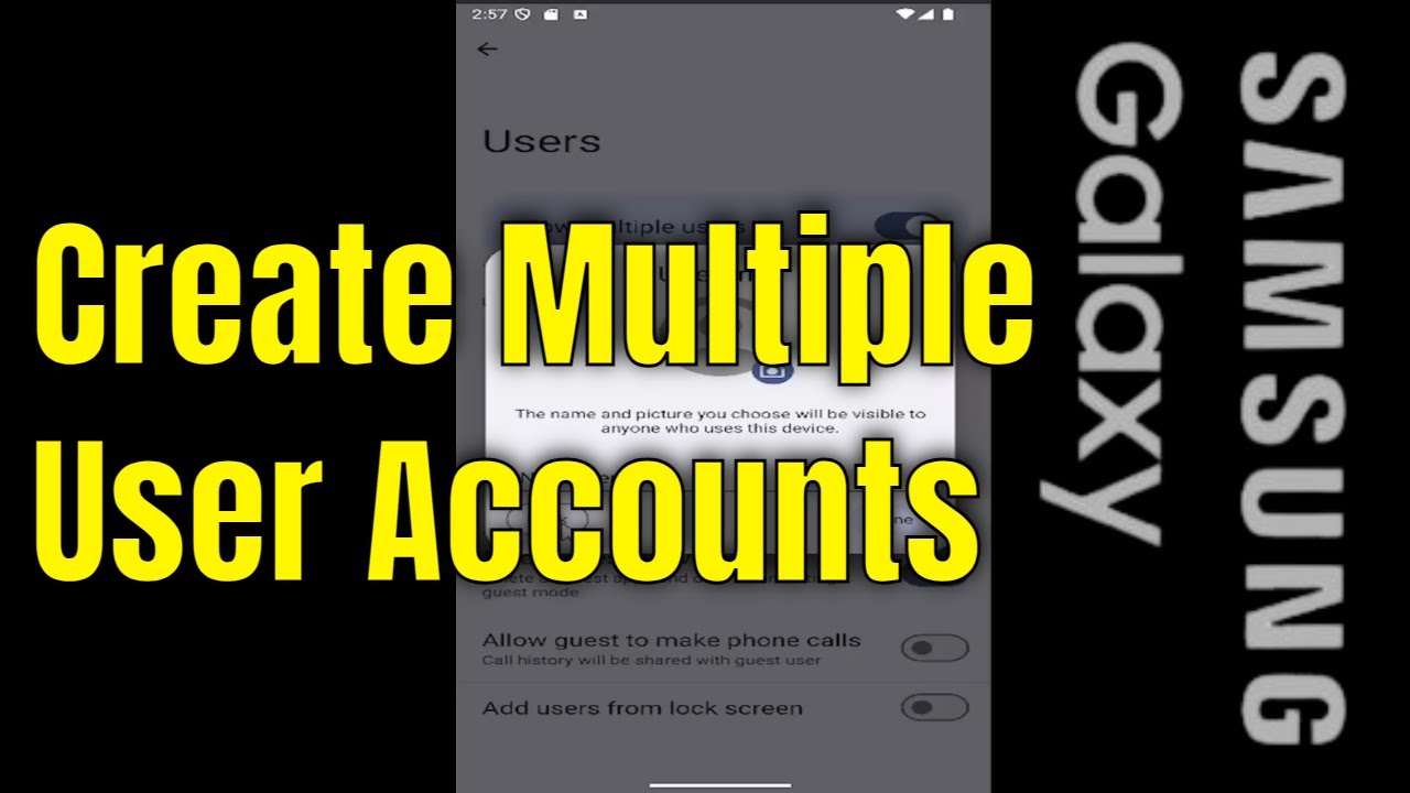 How to Create Multiple User Accounts on Samsung Galaxy Phone [2026]