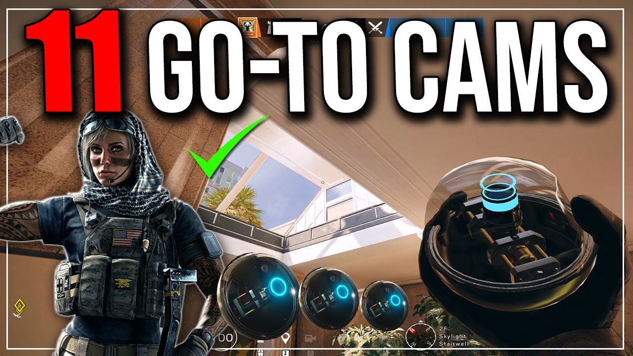 11 Go-To USEFUL Valkyrie Cameras On BANK - Rainbow Six Siege Valk Spots