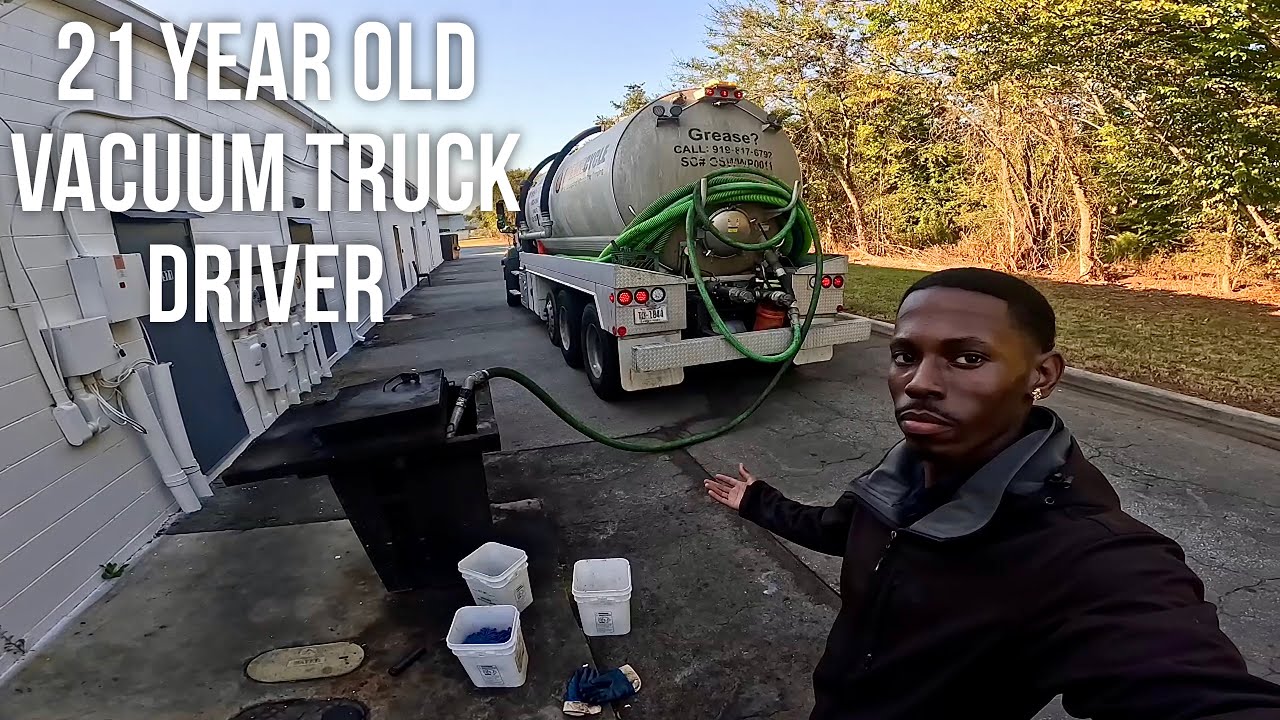COLLECTING OIL as a 21 YEAR OLD vacuum truck driver...