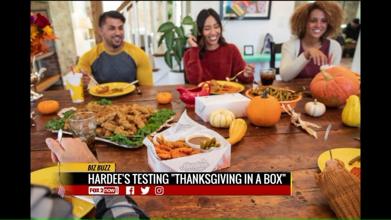 Hardee`s testing `Thanksgiving in a Box` meal