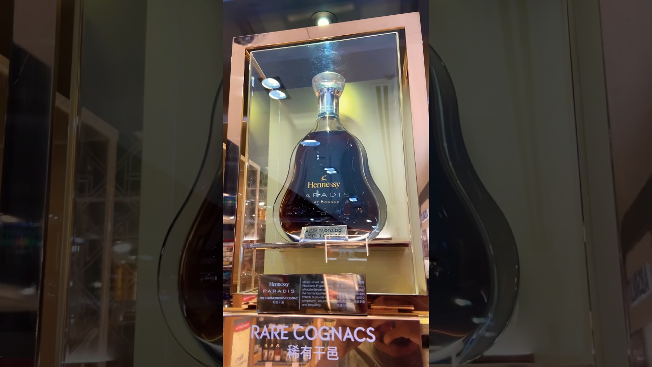 HENNESSY PARADIS USD:3058$  #hennessy#hennessycollection #alcohol #dubai #dubaiairport #dutyfree #🍺