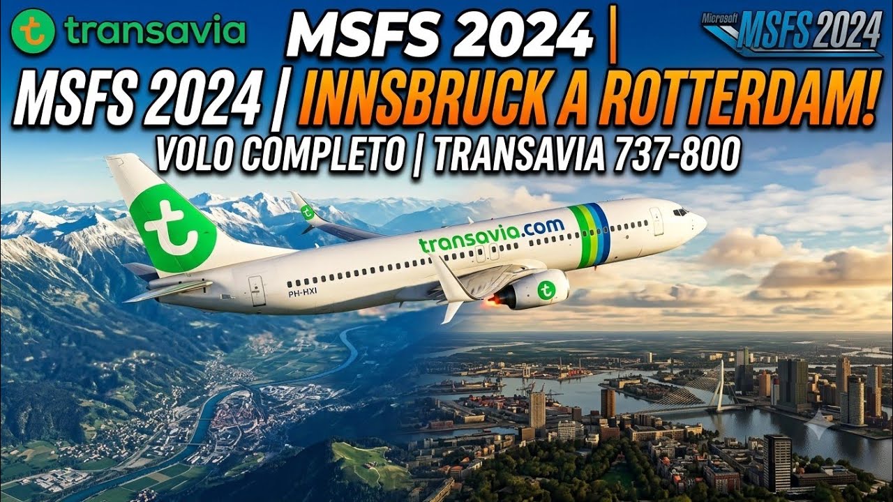 LOWI Innsbruck to EHRD Rotterdam B737-800
