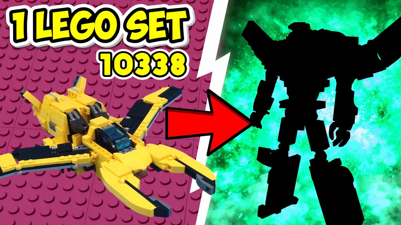 Transformer Space cruiser / Misfire, LEGO 10338 alternate built / Bumblebee