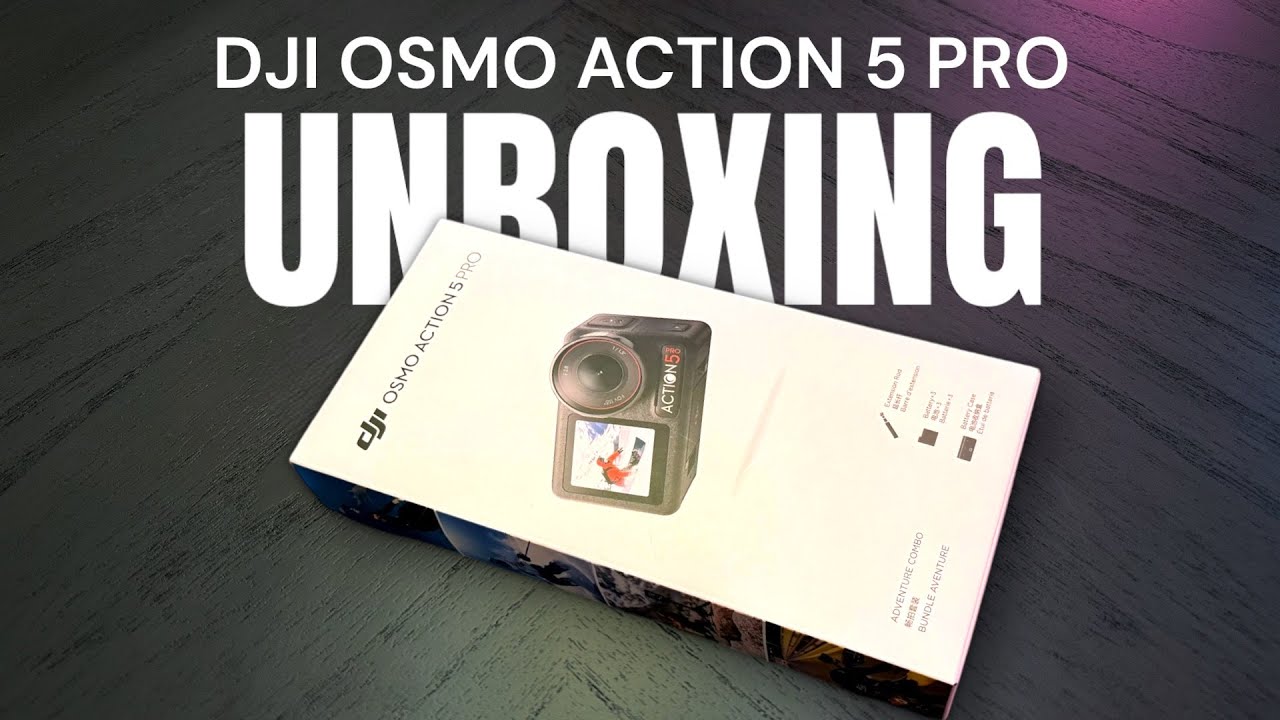 DJI Osmo Action 5 Pro Unboxing (Adventure Combo)