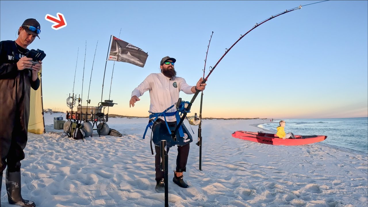 Nearly Pulled In The Ocean By GIANT Fish!