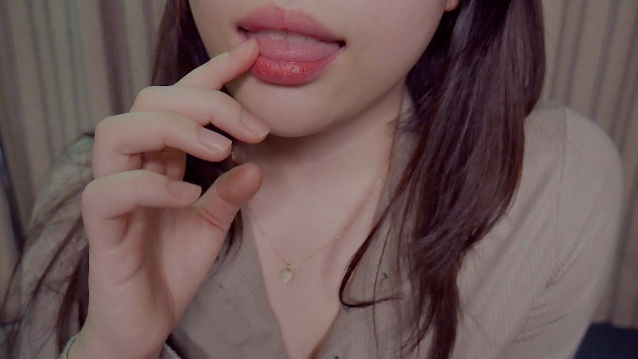 ASMR낼룸👅 (스핏페인팅, 니블링, 핸드무브먼트) 호불호주의🚫 Spit Painting