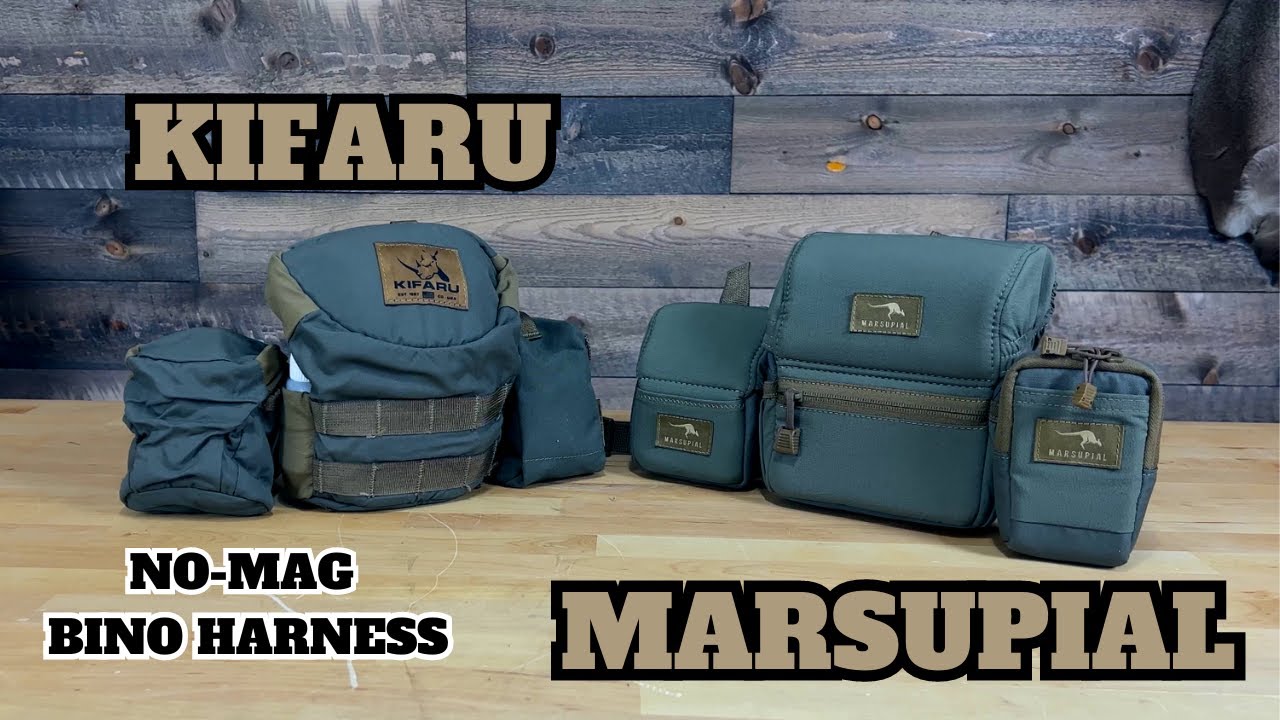 Marsupial No-Mag Bino Harness vs. Kifaru Bino Harness