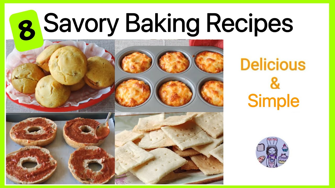 8 Quick and Simple Savory Baking Recipes | Perfect for Snacks & Dinner