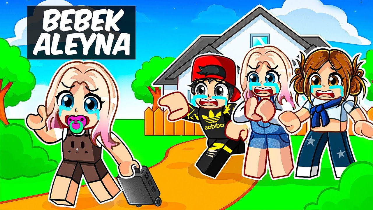 BEBEK ALEYNA BROOKHAVEN'I TERK ETTİ 😱ROBLOX BROOKHAVEN🏡RP