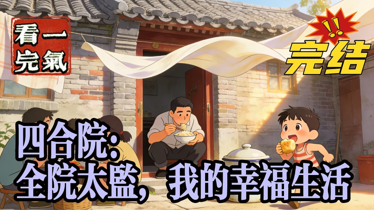 💥💥💥完结！《四合院：全院太监，我的幸福生活》贾军穿越成了贾家三叔，而且是一个农村屠户，在禽满四合院签到，奖励阉除功能，院子里的禽兽有一个算一个，男的全都没逃过贾军这个奖励！#四合院  #穿越 #爽文