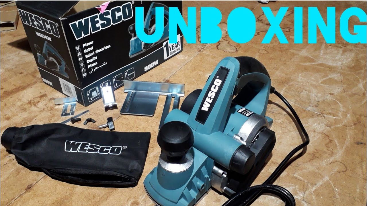 Unboxing plaina Wesco 900 watts