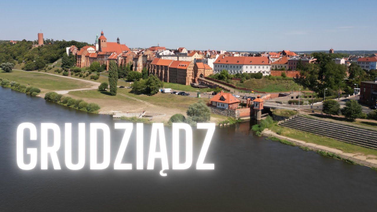 Grudziądz z drona | 2023 | 4k | Dji mini 3 pro