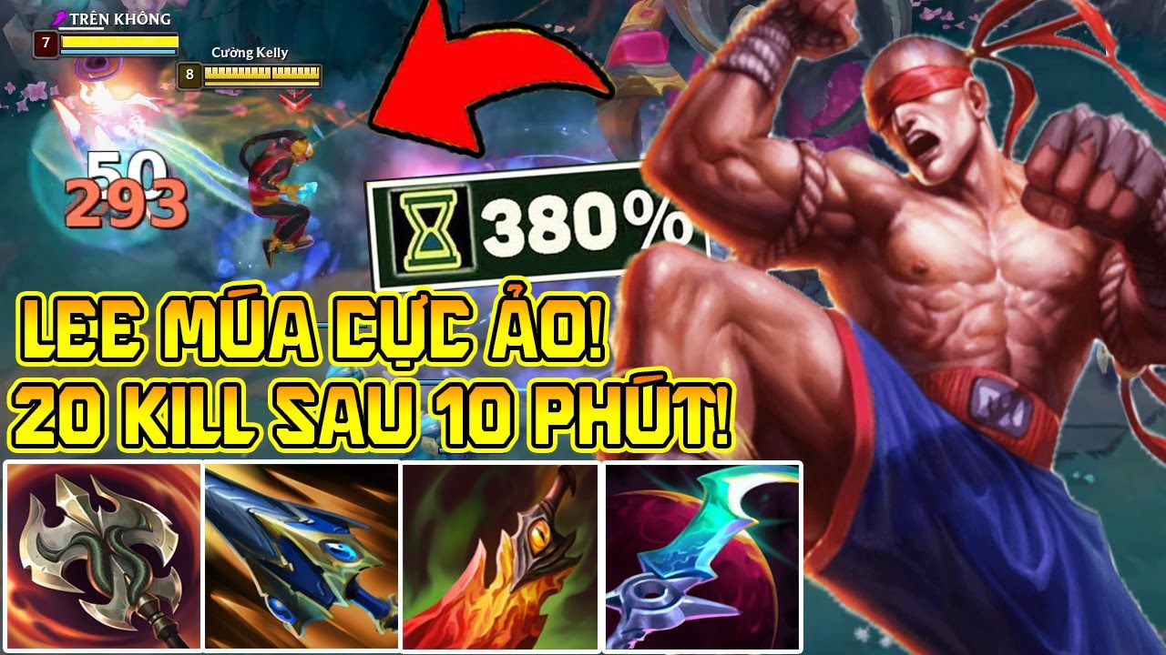 10 PHÚT HÚP 20 MẠNG – LEE SIN ĐÁ NHƯ HACK TRONG URF 2025!