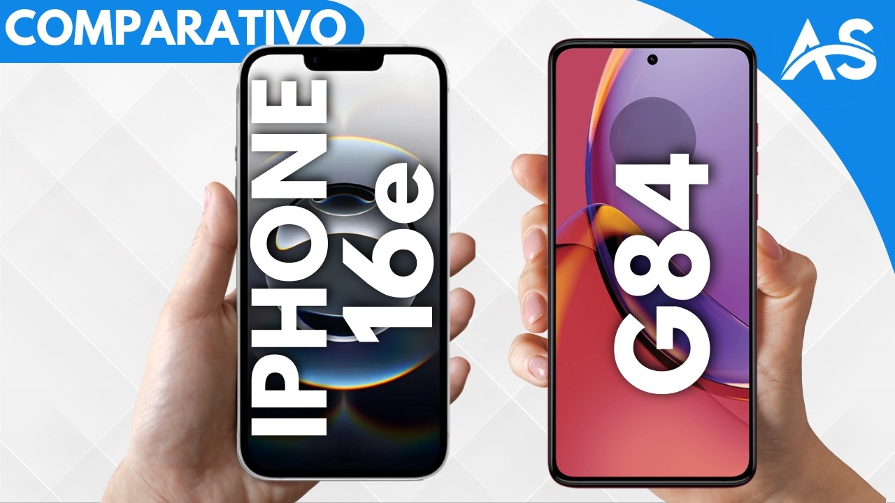 iPhone 16e vs Moto G84 - Comparativo