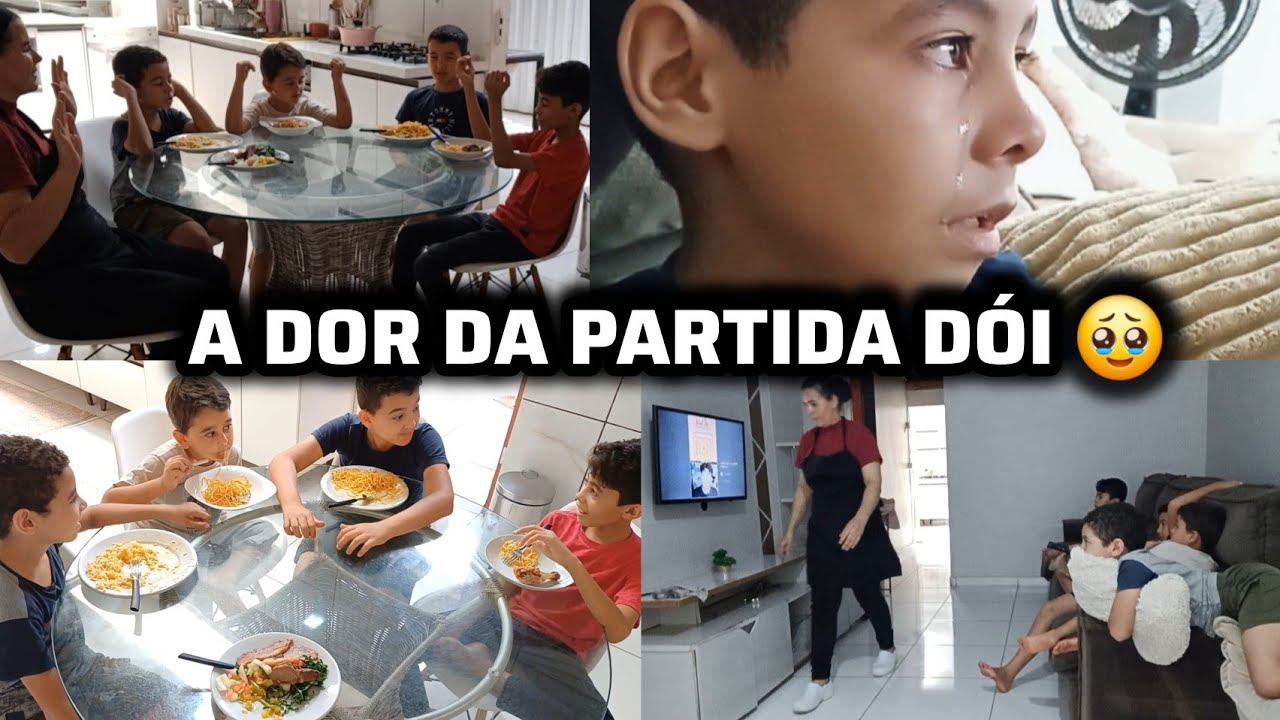 A DOR DA PARTIDA DÓI😭VIDA REAL DE 1 MÃE E DONA DE CASA NEM TODOS OS DIAS SÃO FÁCEIS🫡ROTINA DE FAXINA