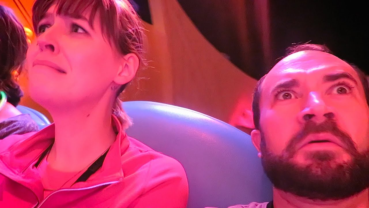Freaked Out On A Theme Park Ride